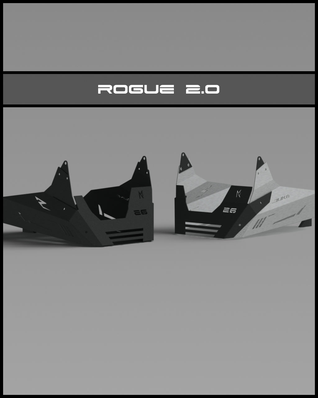 Rogue 2.0 – KTM Duke Gen3 390/250 Belly pan/ Sump guard/ Spoiler