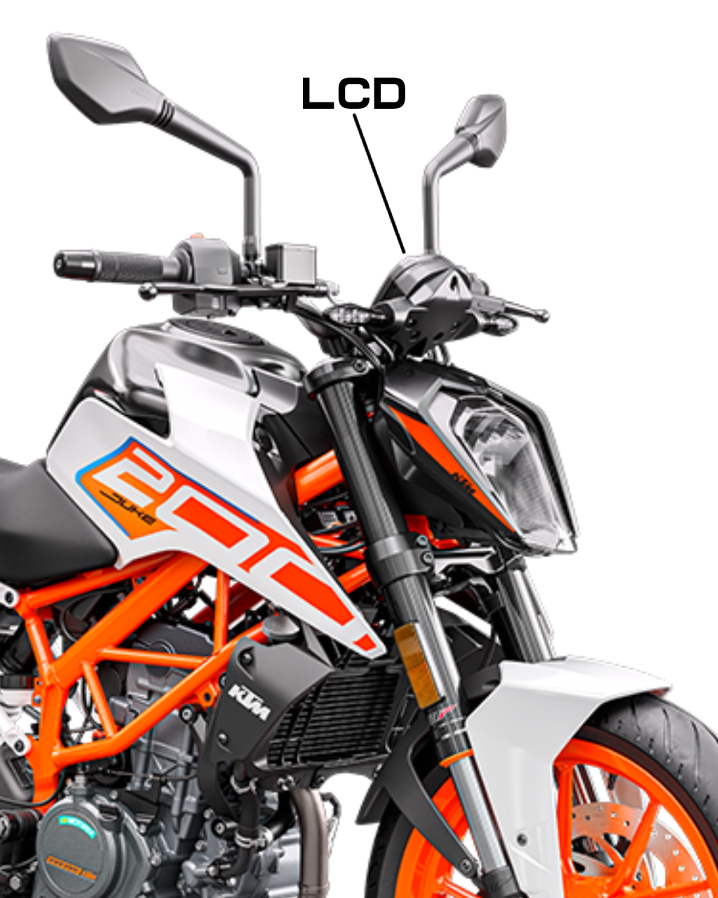 KTM DUKE 200 GEN-2 K1 WINDSCREEN