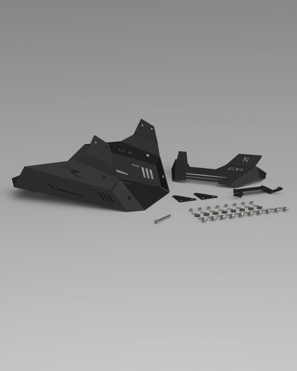 Rogue 2.0 – KTM Duke Gen3 390/250 Belly pan/ Sump guard/ Spoiler