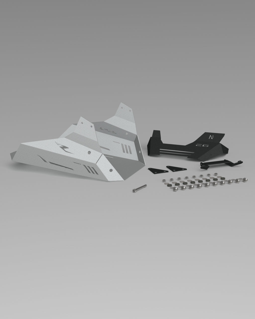 Rogue 2.0 – KTM Duke Gen3 390/250 Belly pan/ Sump guard/ Spoiler ...